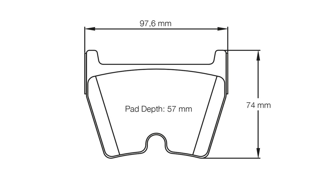 Pagid S2931 RSL 1 Front Brake Pads for Audi R8 / RS3 / RS4 / RS5 / RS6 - S2931L01001
