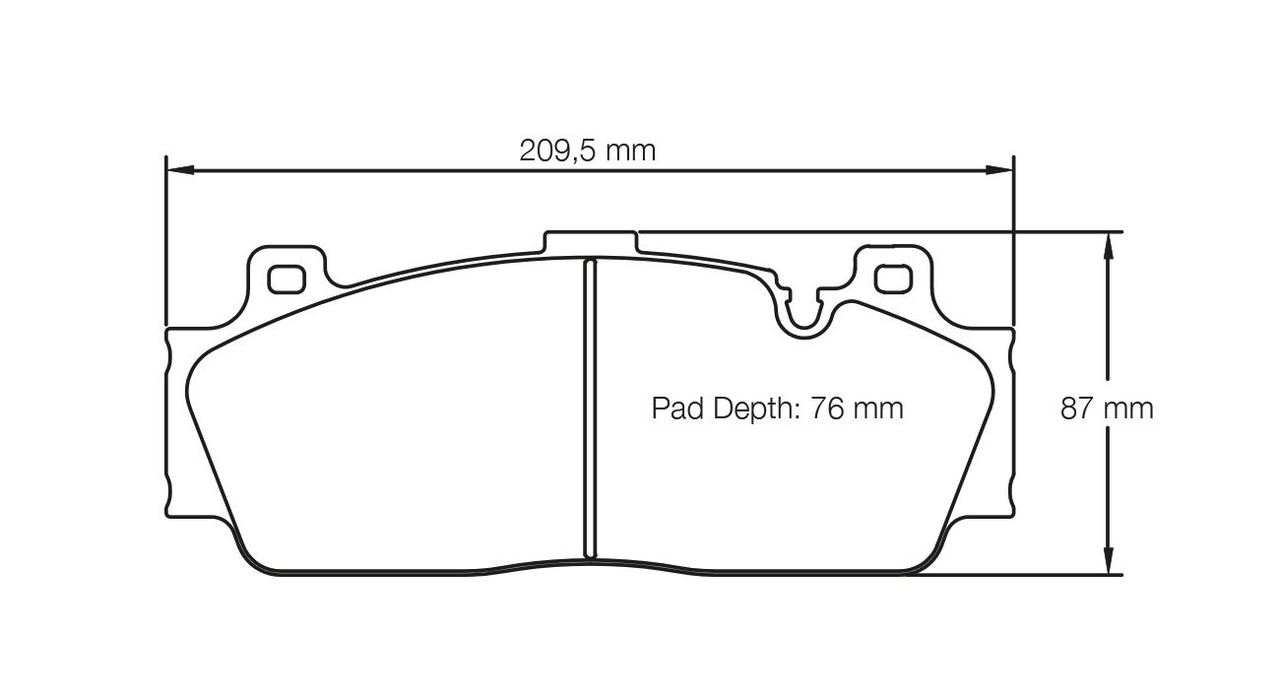 Pagid S4934 RSC 1 Front Brake Pads for BMW F87 M2 Comp / F82 M4 / F10 M5 / F13 M6 - S4934C01001 Pagid S4934 RSC 1 Front Brake Pads for BMW F87 M2 Comp / F82 M4 / F10 M5 / F13 M6 - S4934C01001