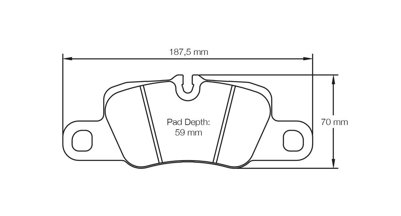 Pagid S4909 RSL 1 Rear Brake Pads for Porsche 991 - S4909L01001 Pagid S4909 RSL 1 Rear Brake Pads for Porsche 991 - S4909L01001