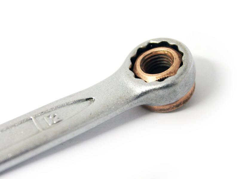 OE M8 12mm Copper Exhaust Nut