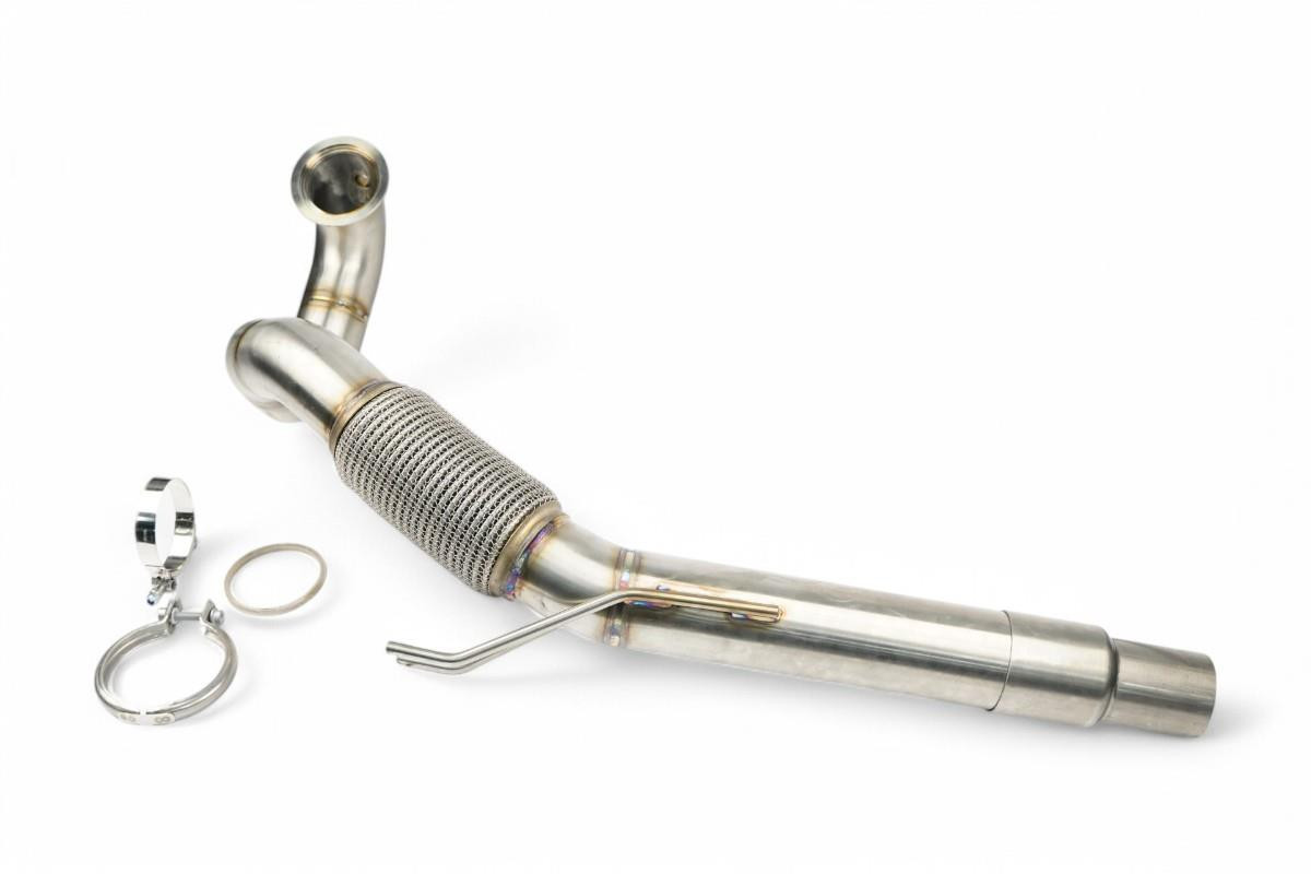 Darkside 3" Seat Leon Cupra R Mk3.5 GPF / CAT Delete Downpipe Darkside 3" Seat Leon Cupra R Mk3.5 GPF / CAT Delete Downpipe