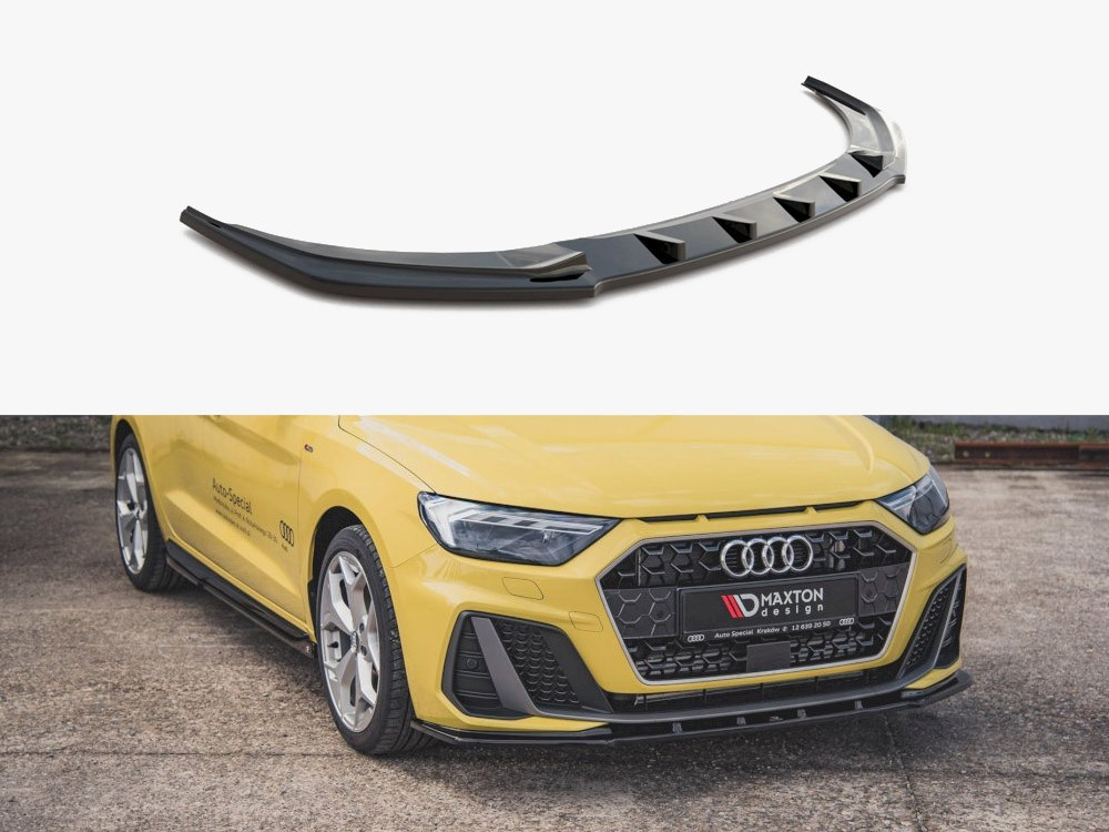 Maxton Front Splitter V.1 Audi A1 S-Line GB (2018-) Maxton Front Splitter V.1 Audi A1 S-Line GB (2018-)