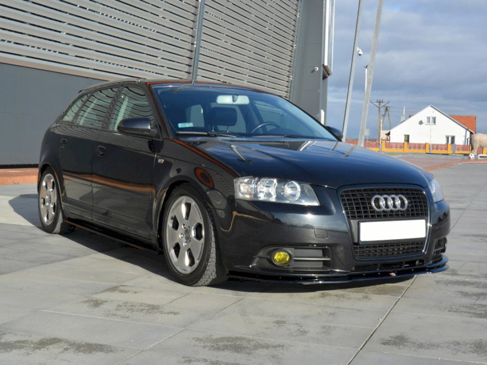 Maxton Front Splitter Audi A3 8P Sportback S-line (2004-2008) Maxton Front Splitter Audi A3 8P Sportback S-line (2004-2008)
