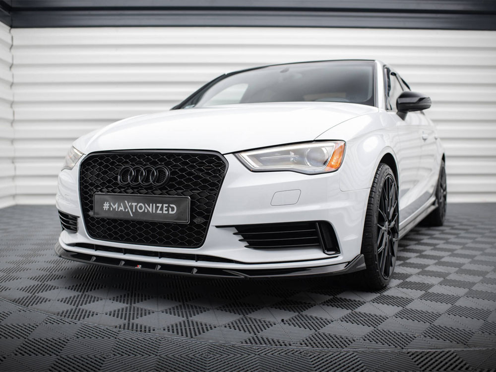 Maxton Front Splitter V.1 Audi A3 Sedan 8V Maxton Front Splitter V.1 Audi A3 Sedan 8V