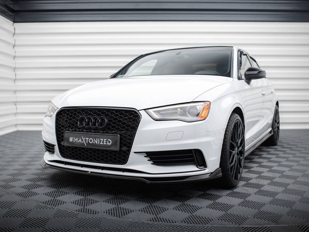 Maxton Front Splitter V.2 Audi A3 Sedan 8V Maxton Front Splitter V.2 Audi A3 Sedan 8V