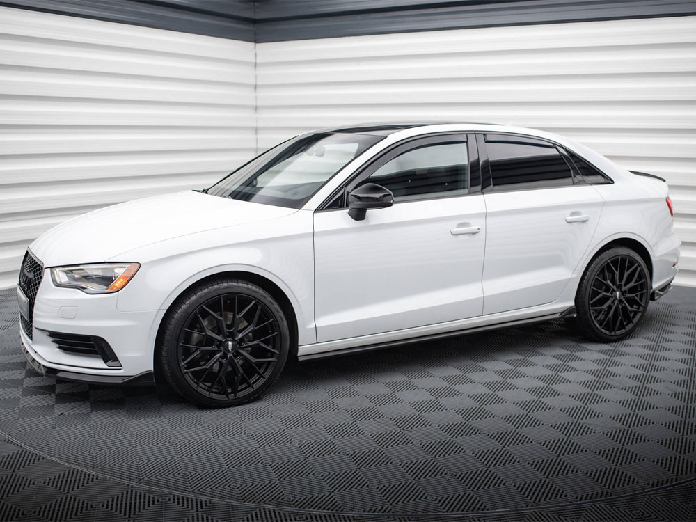 Maxton Side Skirts Diffusers Audi A3 Sedan 8V