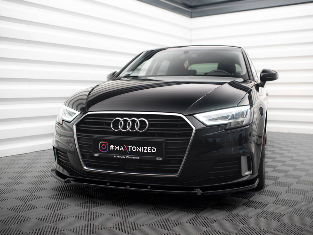 Maxton Front Splitter V.1 Audi A3 Sportback 8V Facelift
