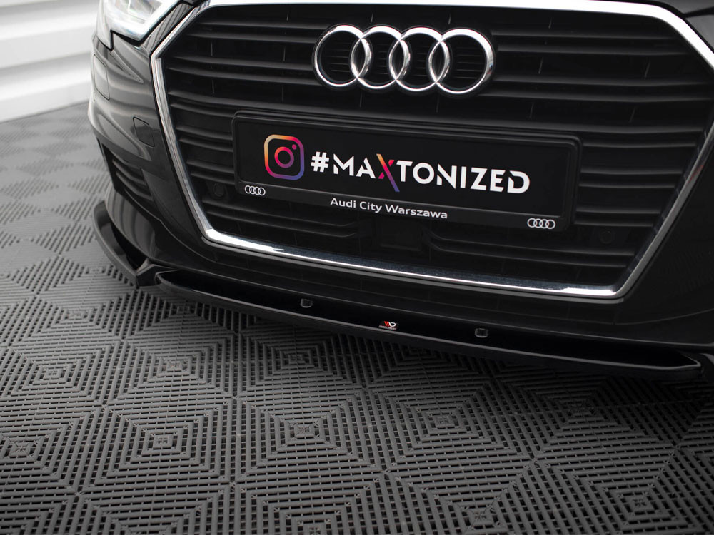 Maxton Front Splitter V.1 Audi A3 Sportback 8V Facelift