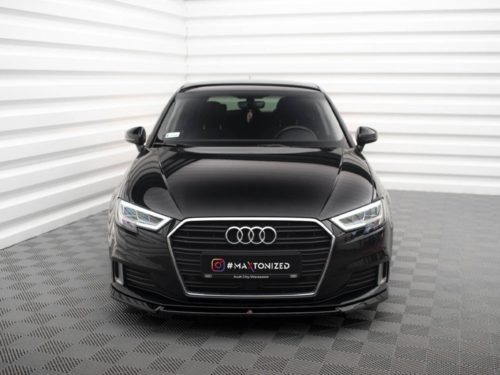 Maxton Front Splitter V.2 Audi A3 Sportback 8V Facelift