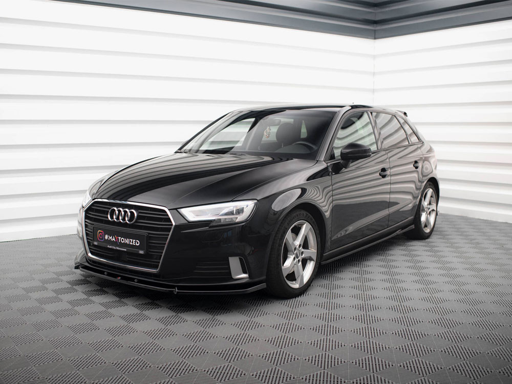 Maxton Side Skirts Diffusers Audi A3 Sportback 8V Facelift