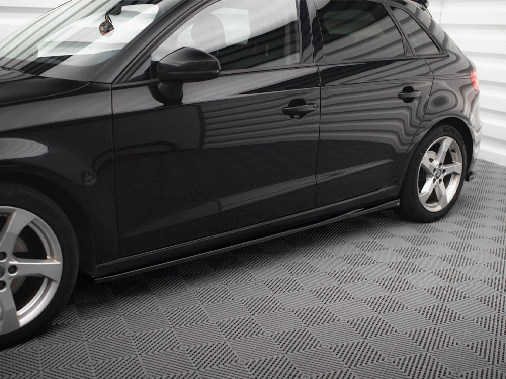 Maxton Side Skirts Diffusers Audi A3 Sportback 8V Facelift