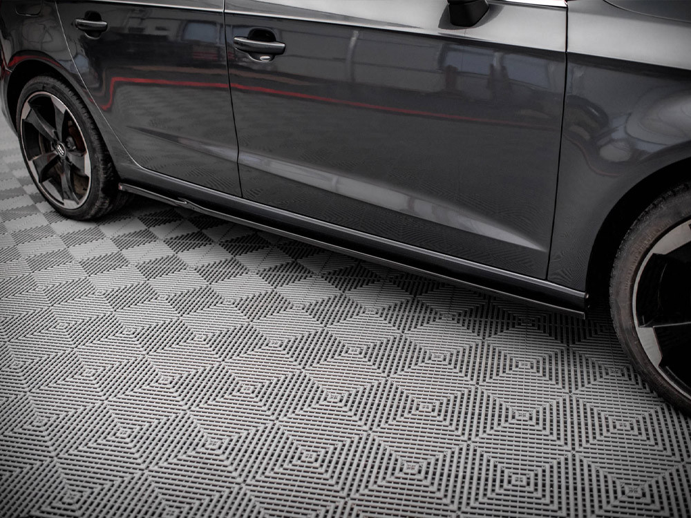 Maxton Side Skirts Diffusers Audi A3 Sportback 8V
