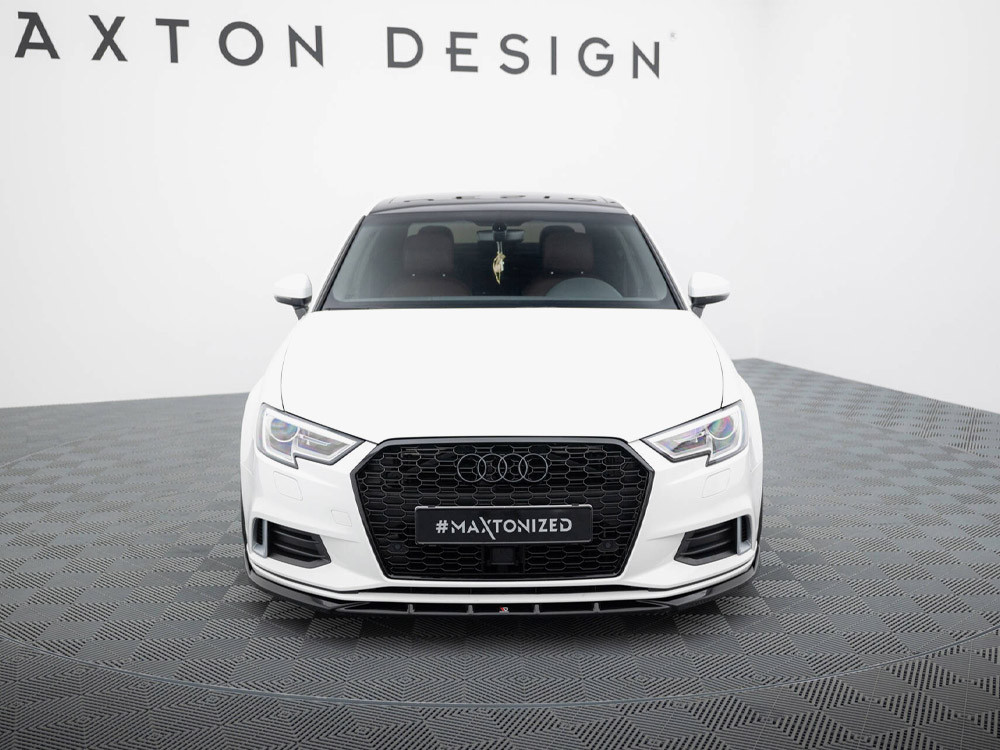 Maxton Front Splitter Audi A3 Sedan 8V Facelift Maxton Front Splitter Audi A3 Sedan 8V Facelift