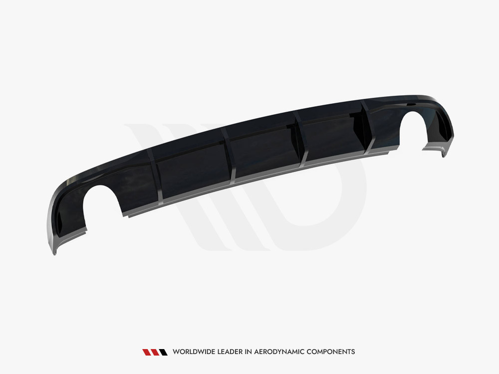 Maxton Rear Valance Audi A3 Sedan 8V Facelift (Version with single exhaust tips on both sides)