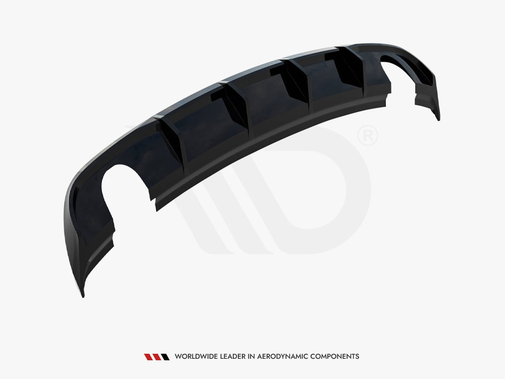 Maxton Rear Valance Audi A3 Sedan 8V Facelift (Version with single exhaust tips on both sides)
