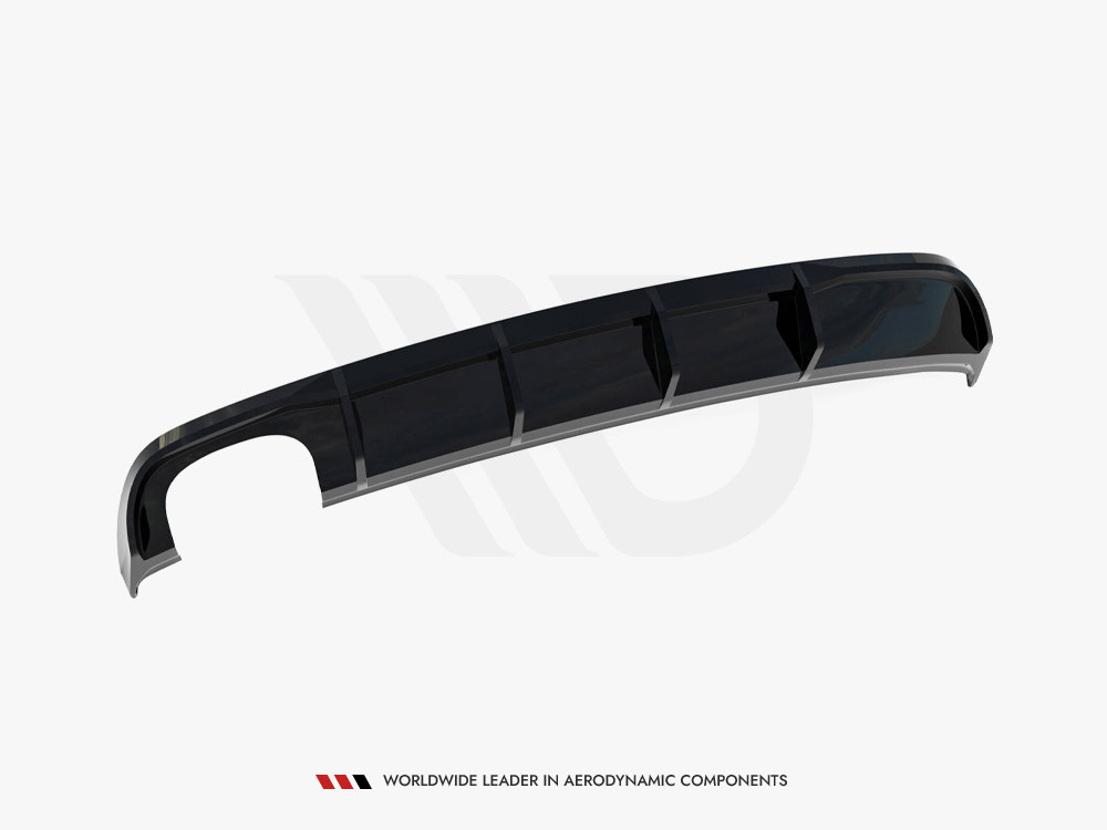 Maxton Rear Valance Audi A3 Sedan 8V Facelift (Version with dual exhaust tips on one side)