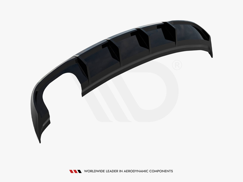 Maxton Rear Valance Audi A3 Sedan 8V Facelift (Version with dual exhaust tips on one side)