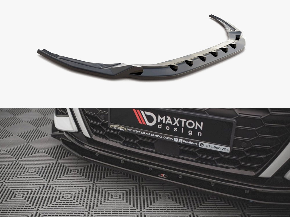 Maxton Front Splitter V.2 Audi S3 / A3 S-Line 8Y Maxton Front Splitter V.2 Audi S3 / A3 S-Line 8Y