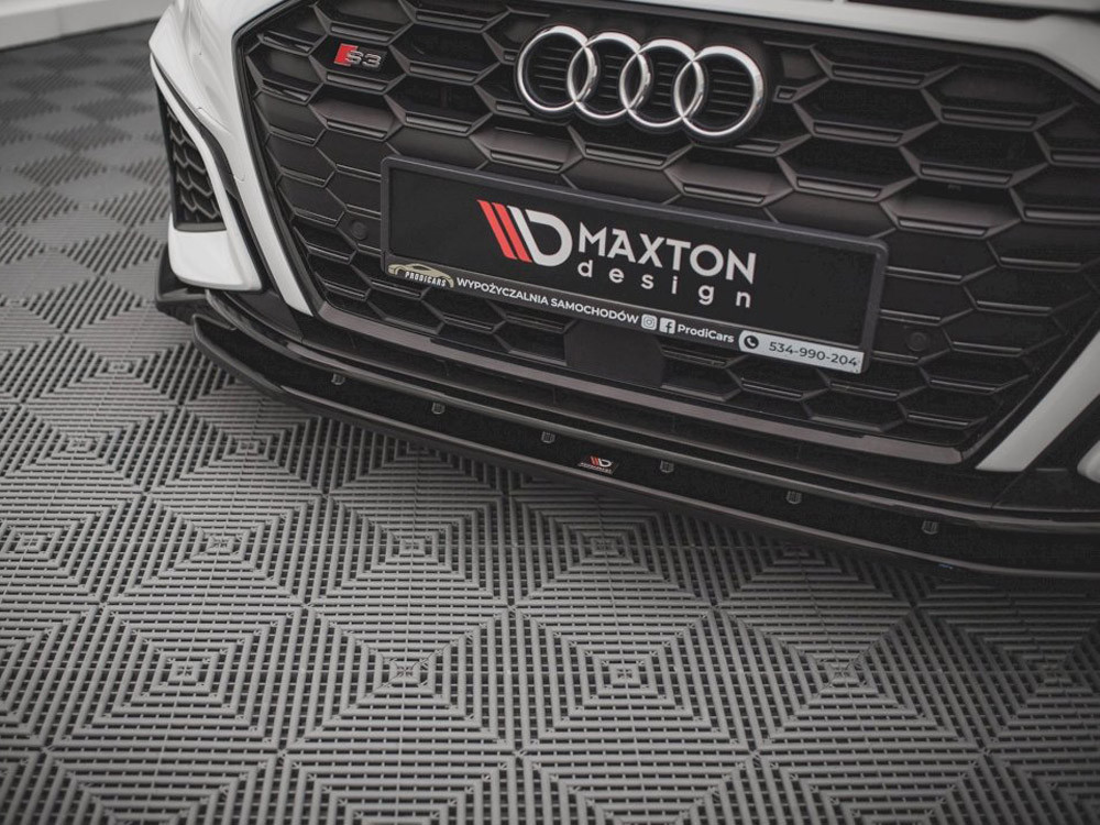 Maxton Front Splitter V.2 Audi S3 / A3 S-Line 8Y Maxton Front Splitter V.2 Audi S3 / A3 S-Line 8Y