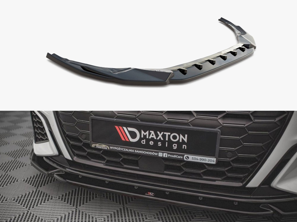 Maxton Front Splitter V.3 Audi S3 / A3 S-Line 8Y Maxton Front Splitter V.3 Audi S3 / A3 S-Line 8Y