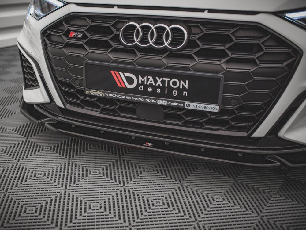 Maxton Front Splitter V.3 Audi S3 / A3 S-Line 8Y Maxton Front Splitter V.3 Audi S3 / A3 S-Line 8Y