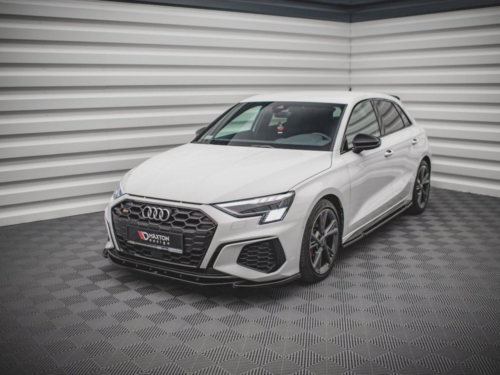 Maxton Front Splitter V.4 Audi S3 / A3 S-Line 8Y Maxton Front Splitter V.4 Audi S3 / A3 S-Line 8Y