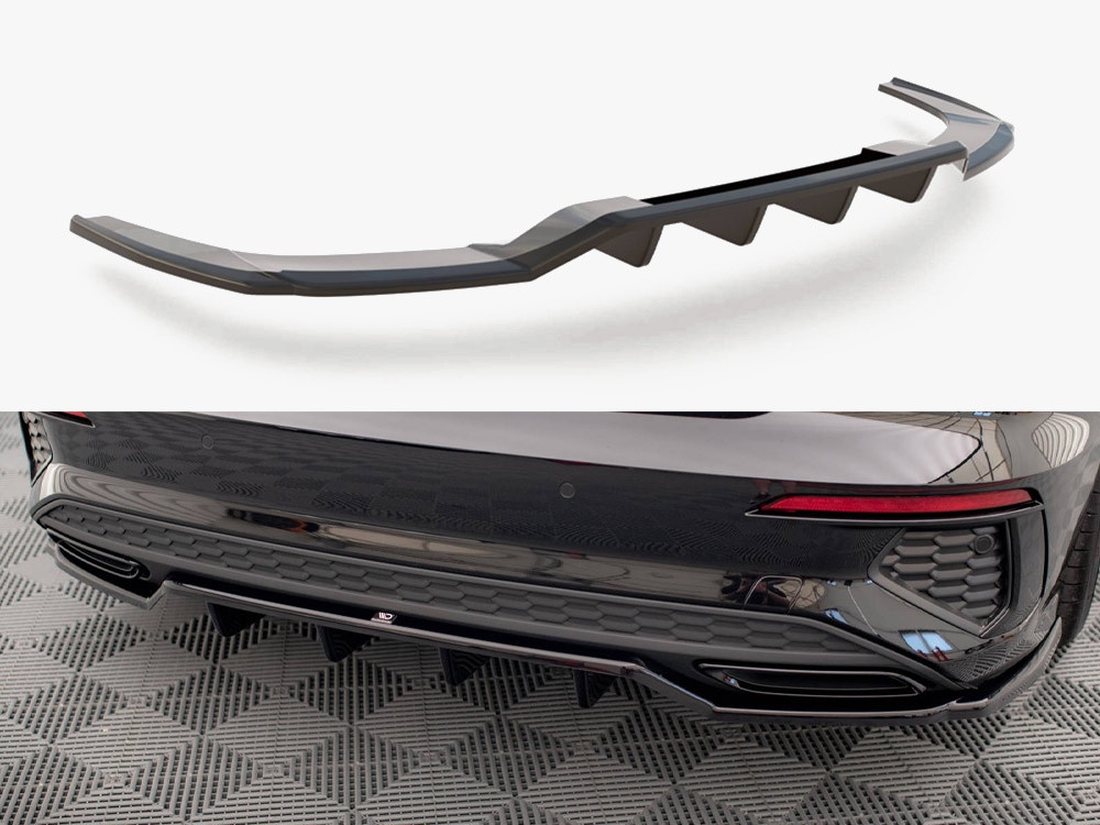 Maxton Central Rear Splitter (Vertical Bars) Audi A3 S-Line Sedan 8Y Maxton Central Rear Splitter (Vertical Bars) Audi A3 S-Line Sedan 8Y