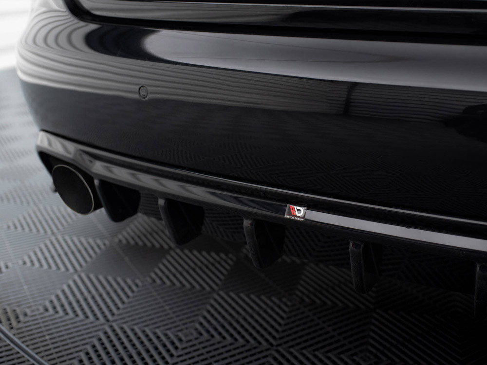 Maxton Rear Valance Audi A4 B8 (Version with single exhausts on both sides)