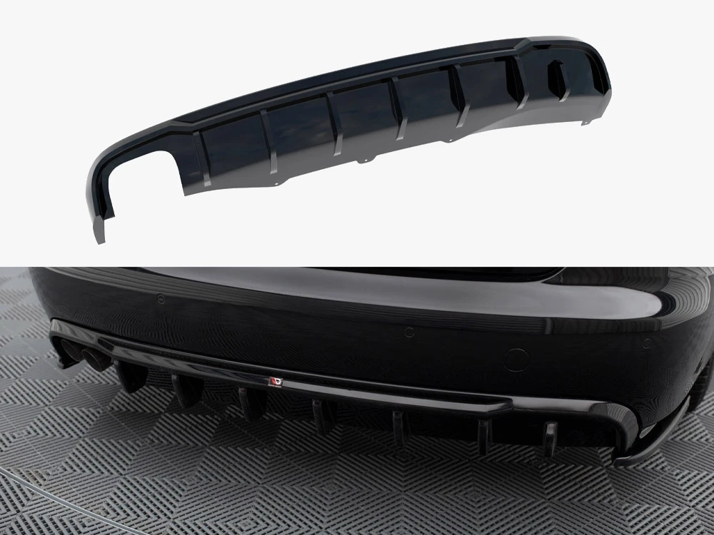 Maxton Rear Valance Audi A4 B8 (Single side dual exhaust version) Maxton Rear Valance Audi A4 B8 (Single side dual exhaust version)