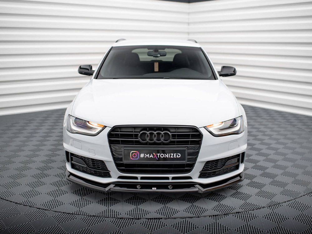 Maxton Front Splitter V.1 Audi A4 Competition B8 Facelift Maxton Front Splitter V.1 Audi A4 Competition B8 Facelift