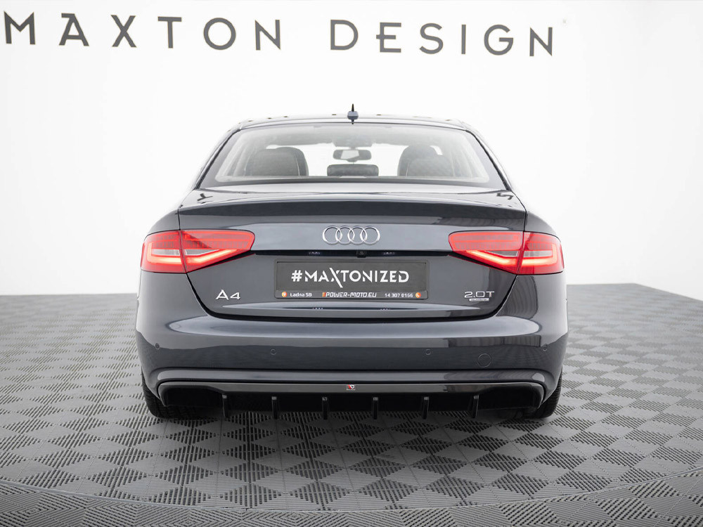 Maxton Rear Valance Audi A4 B8 Facelift (Version without exhausts)