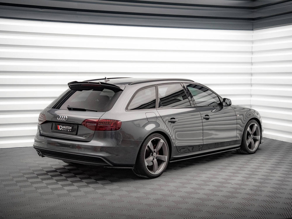 Maxton Rear Side Splitters V.2 Audi A4 S-Line Avant B8 Facelift Maxton Rear Side Splitters V.2 Audi A4 S-Line Avant B8 Facelift