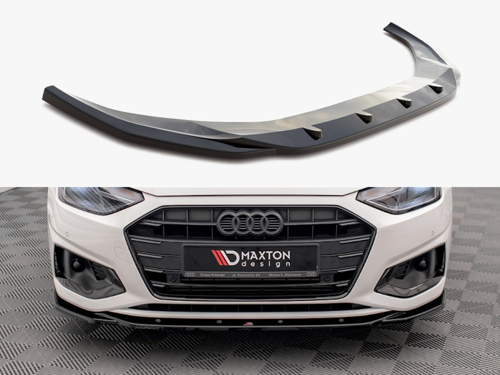 Maxton Front Splitter V.2 Audi A4 B9 Facelift Maxton Front Splitter V.2 Audi A4 B9 Facelift