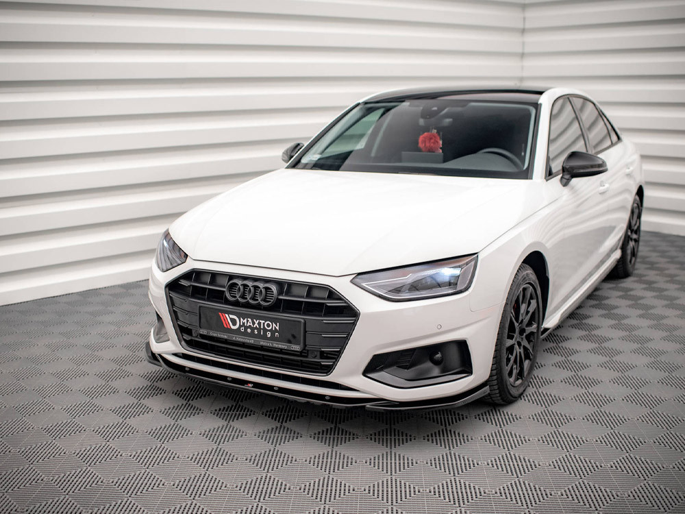Maxton Front Splitter V.2 Audi A4 B9 Facelift Maxton Front Splitter V.2 Audi A4 B9 Facelift