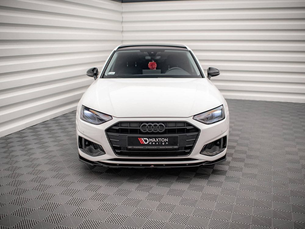 Maxton Front Splitter V.2 Audi A4 B9 Facelift Maxton Front Splitter V.2 Audi A4 B9 Facelift