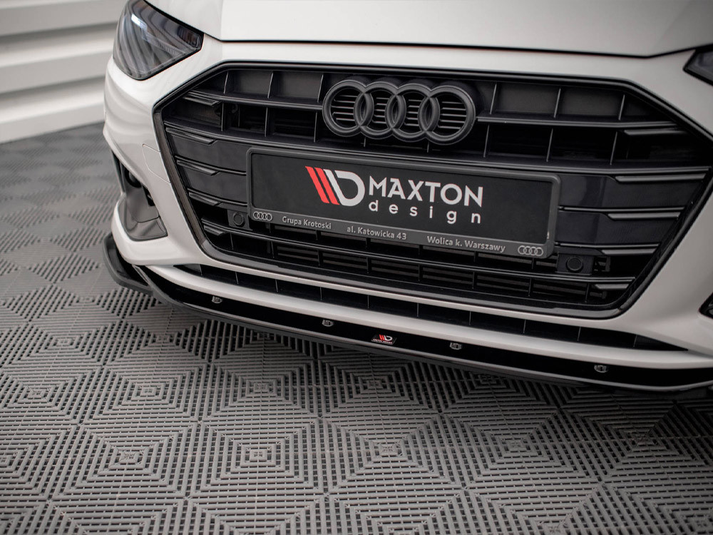 Maxton Front Splitter V.2 Audi A4 B9 Facelift Maxton Front Splitter V.2 Audi A4 B9 Facelift
