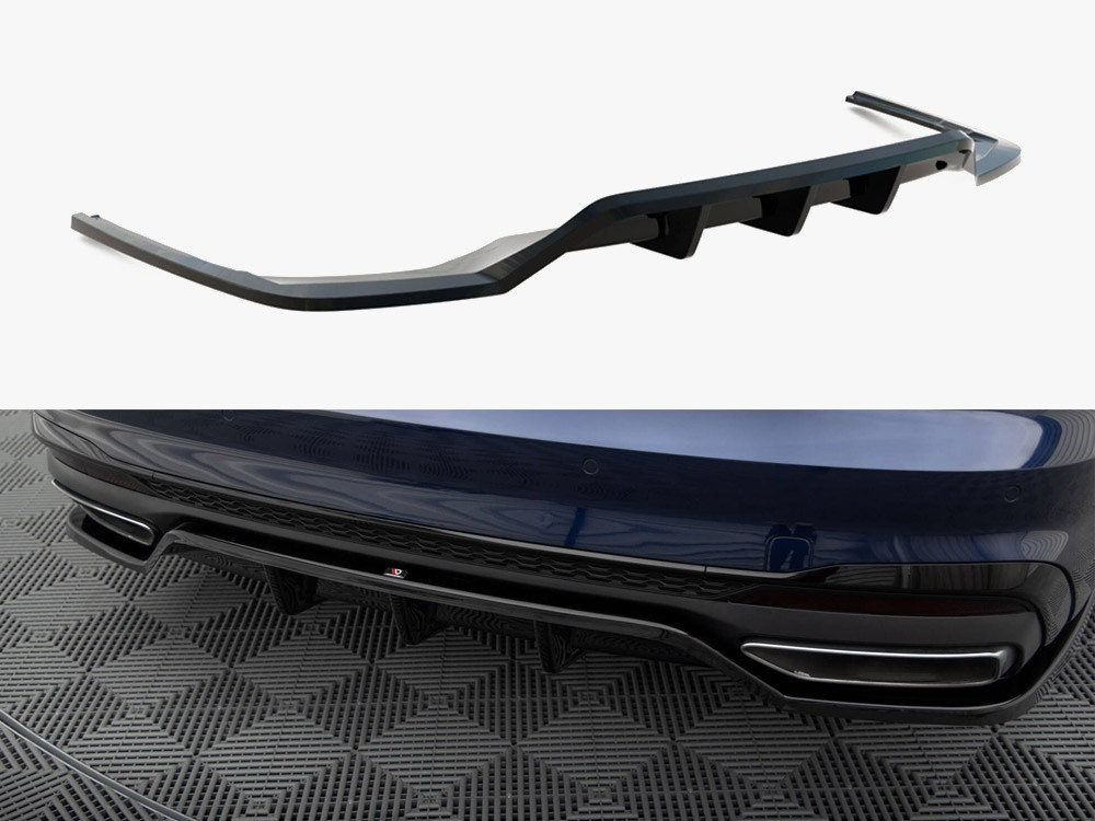 Maxton Rear Splitter (Vertical Bars) V.2 Audi A4 S-Line B9 Facelift Maxton Rear Splitter (Vertical Bars) V.2 Audi A4 S-Line B9 Facelift