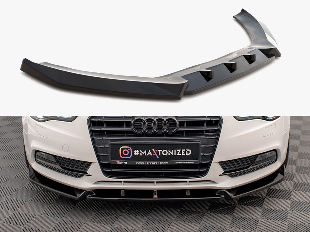 Maxton Front Splitter V.1 Audi A5 Coupe / Sportback 8T Facelift Maxton Front Splitter V.1 Audi A5 Coupe / Sportback 8T Facelift