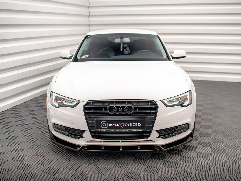 Maxton Front Splitter V.1 Audi A5 Coupe / Sportback 8T Facelift Maxton Front Splitter V.1 Audi A5 Coupe / Sportback 8T Facelift