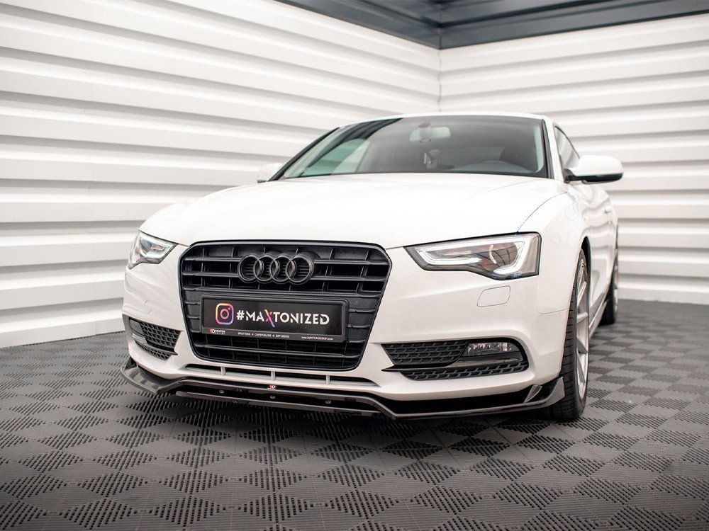 Maxton Front Splitter V.2 Audi A5 Coupe / Sportback 8T Facelift Maxton Front Splitter V.2 Audi A5 Coupe / Sportback 8T Facelift