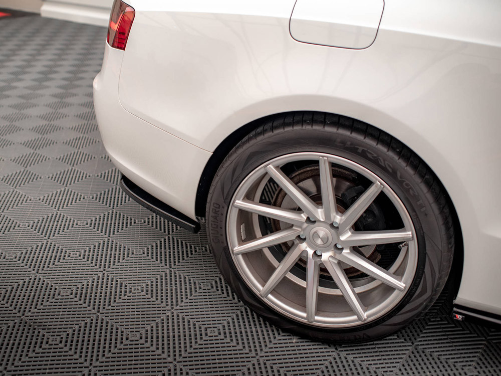 Maxton Central Rear Splitter (Vertical Bars) Audi A5 Coupe 8T Facelift