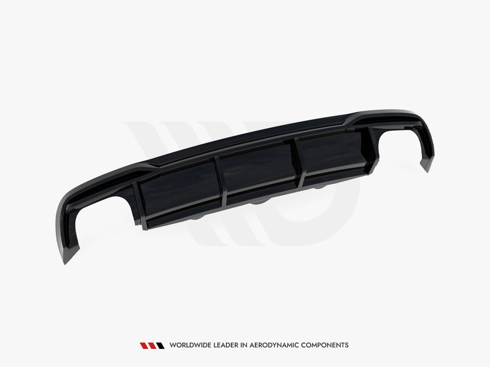 Maxton Rear Valance Audi A5 8T Facelift (Version with dual exhausts on both sides)