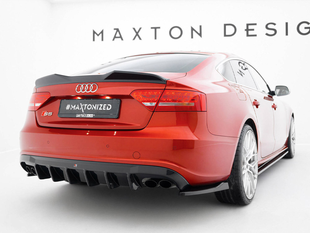 Maxton Spoiler CAP 3D Audi A5 Sportback S-Line 8T Facelift