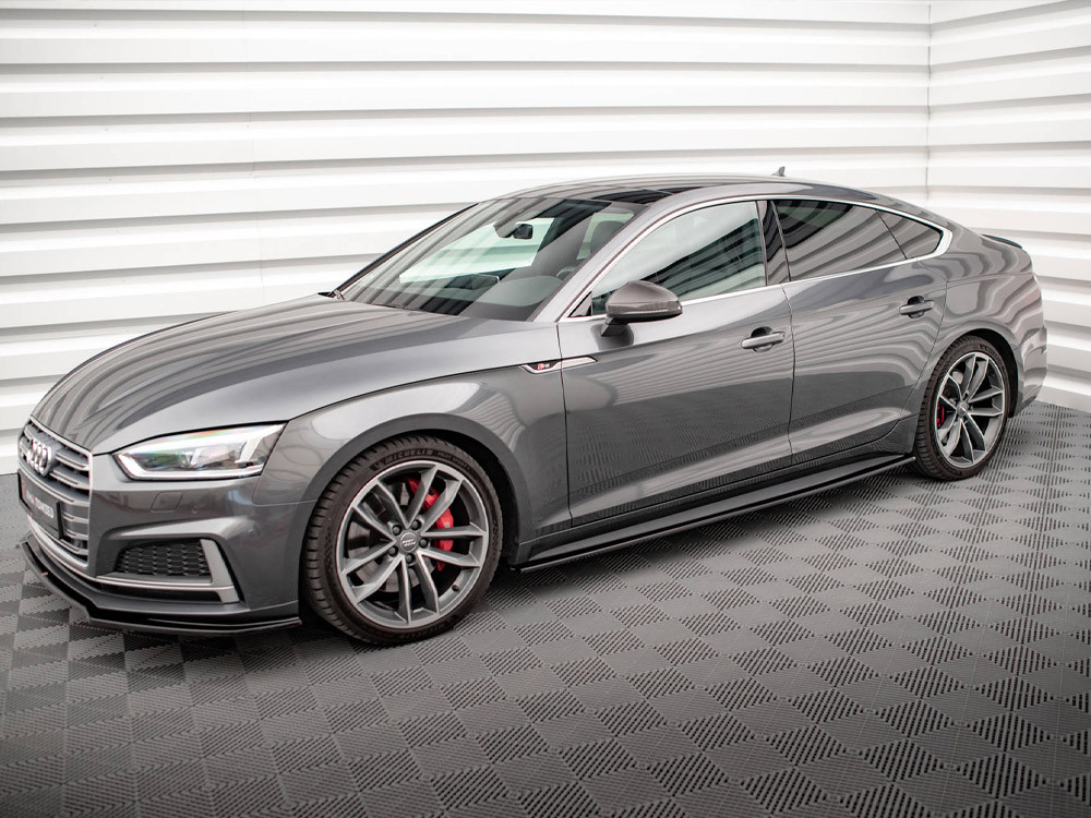 Maxton Side Skirts Diffusers Audi S5 / A5 S-Line F5 Sportback