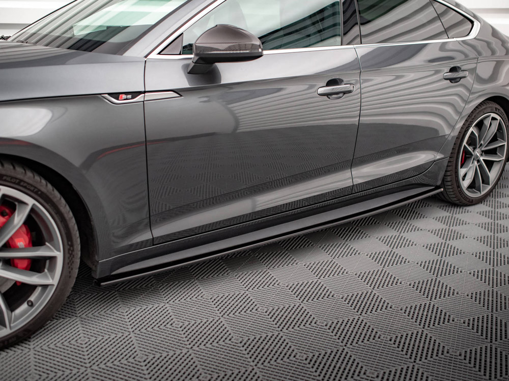 Maxton Side Skirts Diffusers Audi S5 / A5 S-Line F5 Sportback