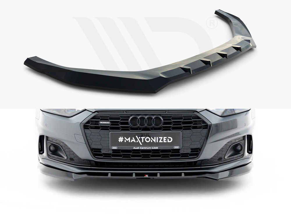 Maxton Front Splitter V.2 Audi A5 F5 Facelift Maxton Front Splitter V.2 Audi A5 F5 Facelift