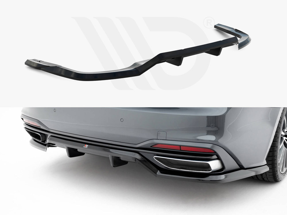 Maxton Rear Splitter (Vertical Bars) Audi A5 F5 Facelift