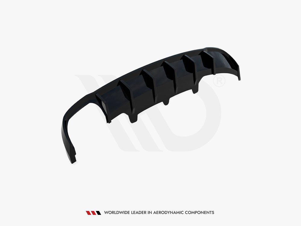 Maxton Rear Valance Audi A6 Avant C7 (Single side dual exhaust version)