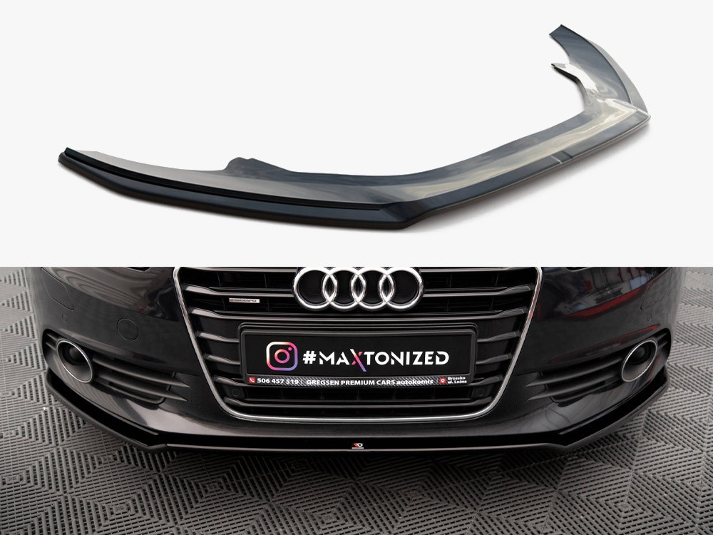 Maxton Front Splitter V.1 Audi A6 C7 Maxton Front Splitter V.1 Audi A6 C7