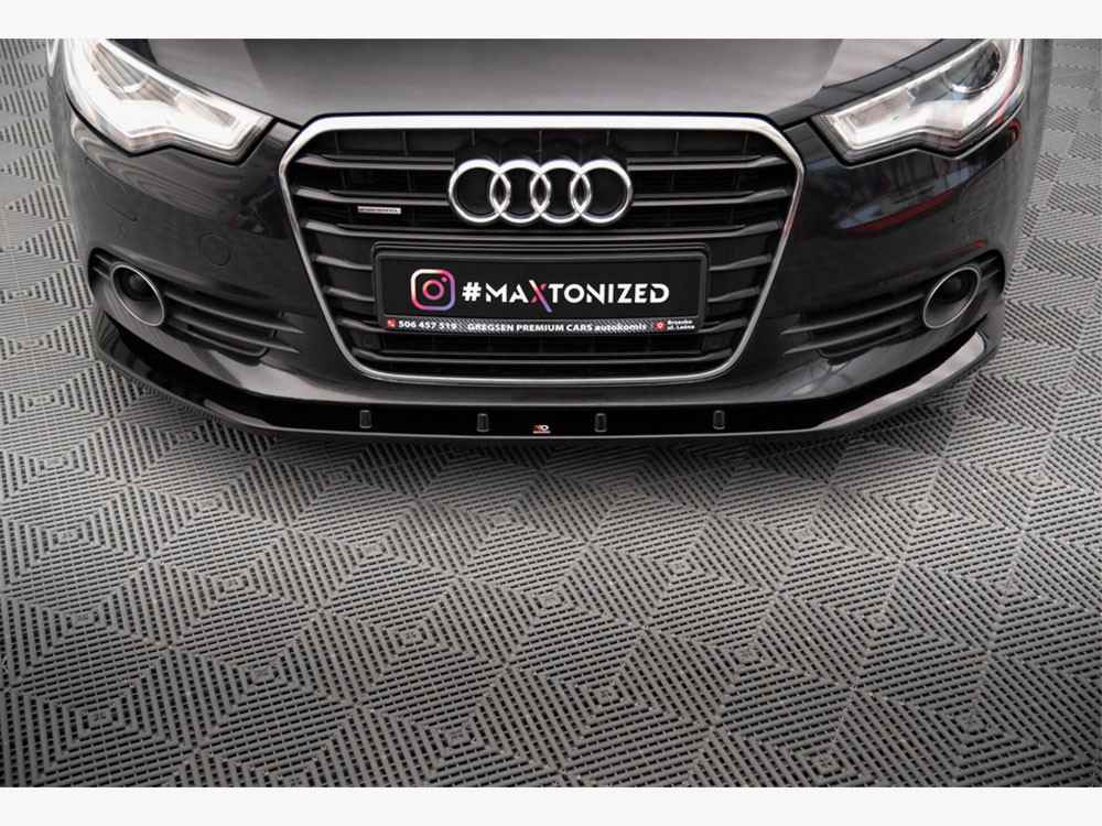 Maxton Front Splitter V.3 Audi A6 C7 Maxton Front Splitter V.3 Audi A6 C7
